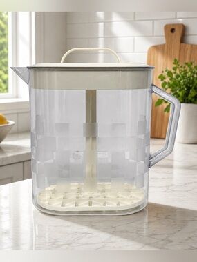 Pampered Chef Quick Stir Pitcher #2275 Family Size 1-Gallon Checkerboard USA